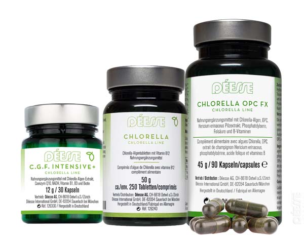 Déesse Nahrungsergänzung mit Chlorella sorokiniana